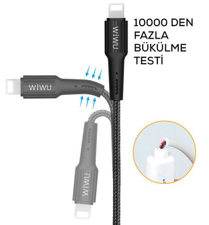 Wiwu G20 Gear Charging Type-C Kablo