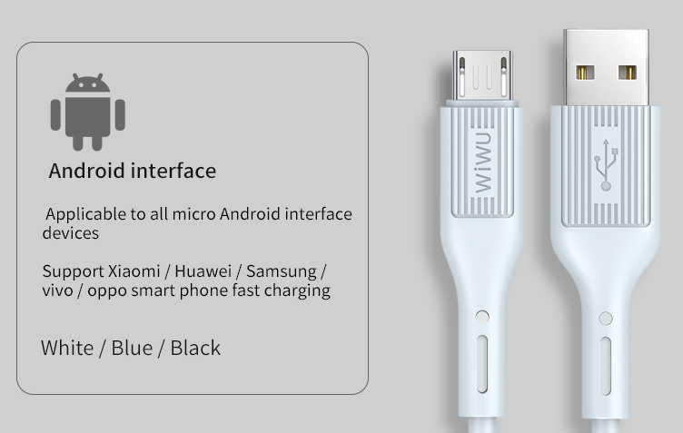 Wiwu G40 Vivid Micro Usb Kablo