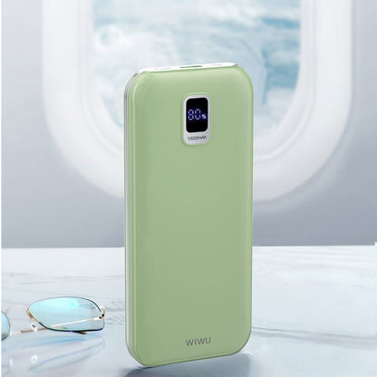 Wiwu JC-16 LED Ekranlı Li-Polimer Aşırı Akım Korumalı Taşınabilir Powerbank PD 20W 10000mAh