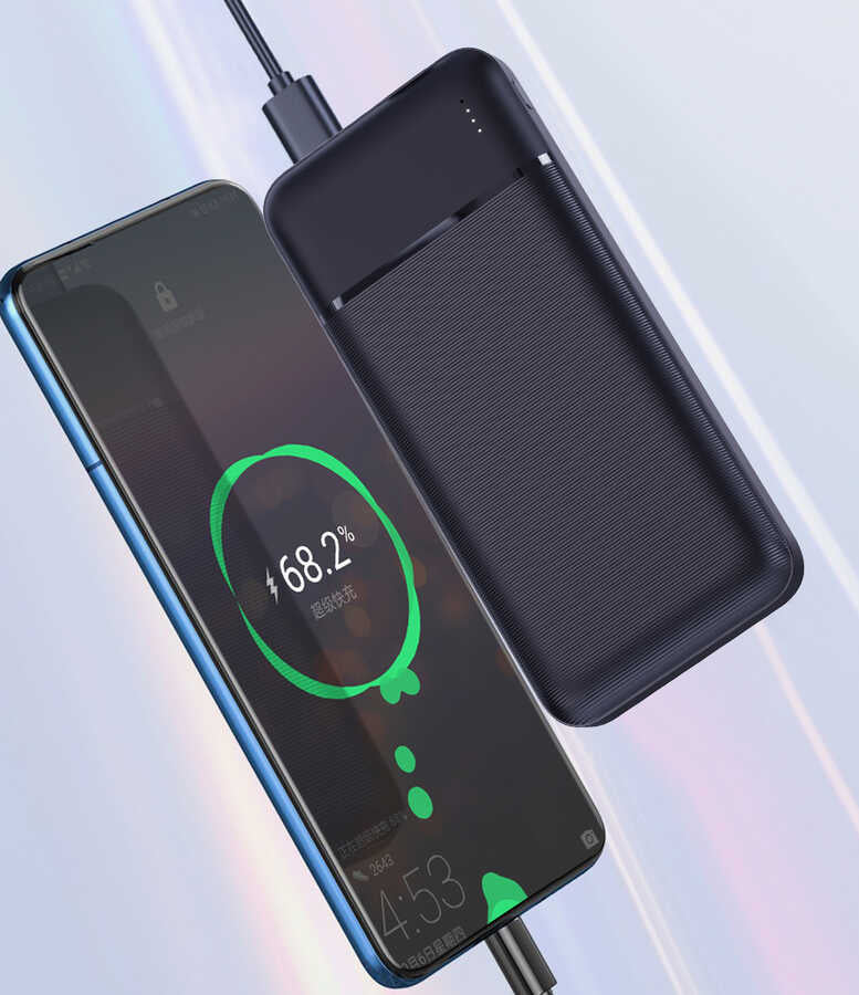 Wiwu JC-19 PD Hızlı Şarj Özellikli Şarj Göstergeli Powerbank 20W 10000mAh