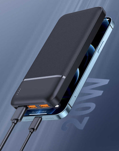 Wiwu JC-19 PD Hızlı Şarj Özellikli Şarj Göstergeli Powerbank 20W 10000mAh