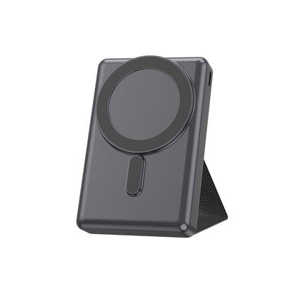 Wiwu JC-20 Hızlı Şarj Özellikli Standlı M-safe Wireless Transparan Powerbank 15W 10000mAh