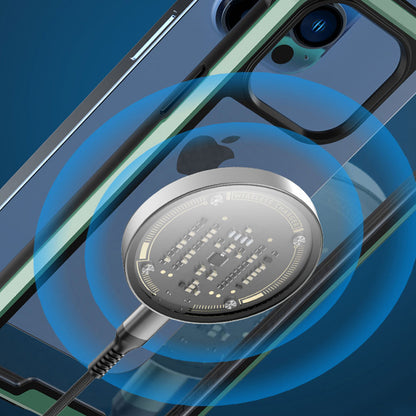 Wiwu M17 Magnetik Intelligent Transparan Wireless Şarj Ultra İnce Şeffaf 15W Android iOS Destekli