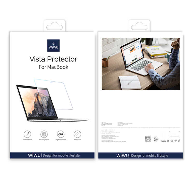 Macbook 13.3' Pro Retina Vista Wiwu Ekran Koruyucu