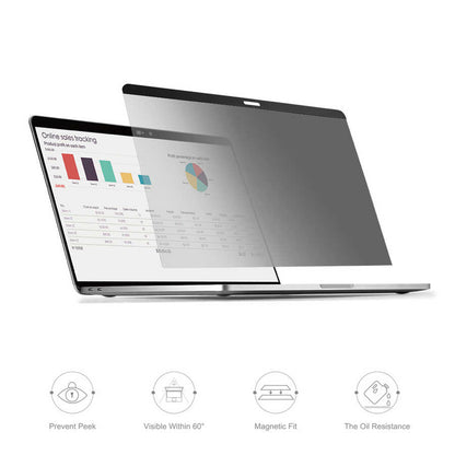 Macbook 15.4' Pro Retina Wiwu Privacy Ekran Koruyucu
