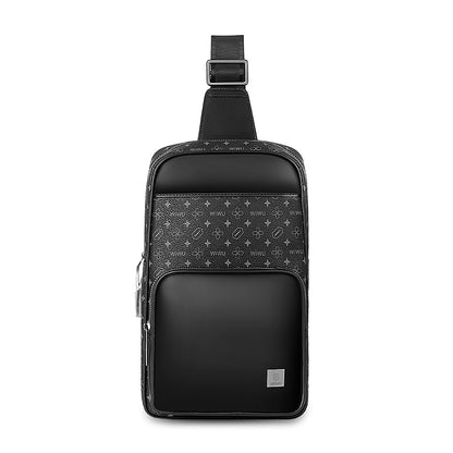 Wiwu Master Fingerprint Lock Serisi Parmak İzi Kilitli Suya Dayanıklı Çapraz Vücut Çantası