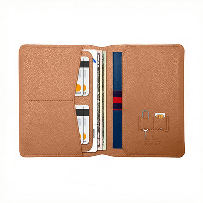 Wiwu Master Passport Wallet Pasaport RFID Özellikli Kart ve Sim Bölmeli PU Deri Cüzdan