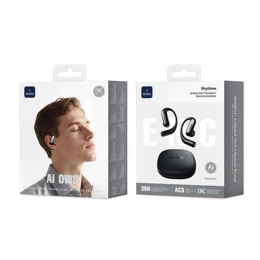 Wiwu O201 Rhythmo Serisi Ai Çeviri Özellikli ENC Teknolojili Bluetooth Kulaklık v6.0