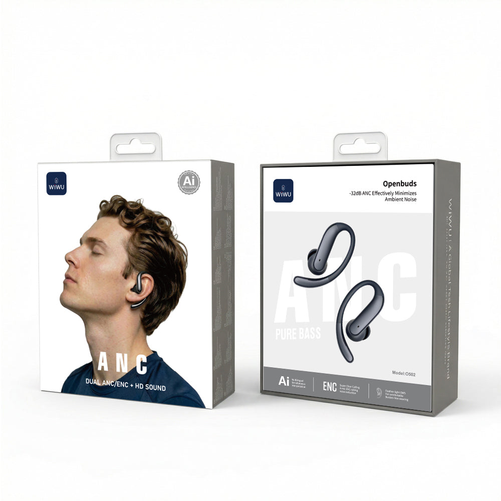 Wiwu O502 Openbuds Serisi Ai Çeviri Özellikli ANC+ENC Teknolojili Bluetooth Kulak İçi Kulaklık v6.0