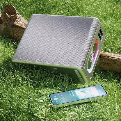 Wiwu P19 Thunder Bluetooth Speaker Hoparlör ve Karaoke Bluetooth Çift Mikrofon