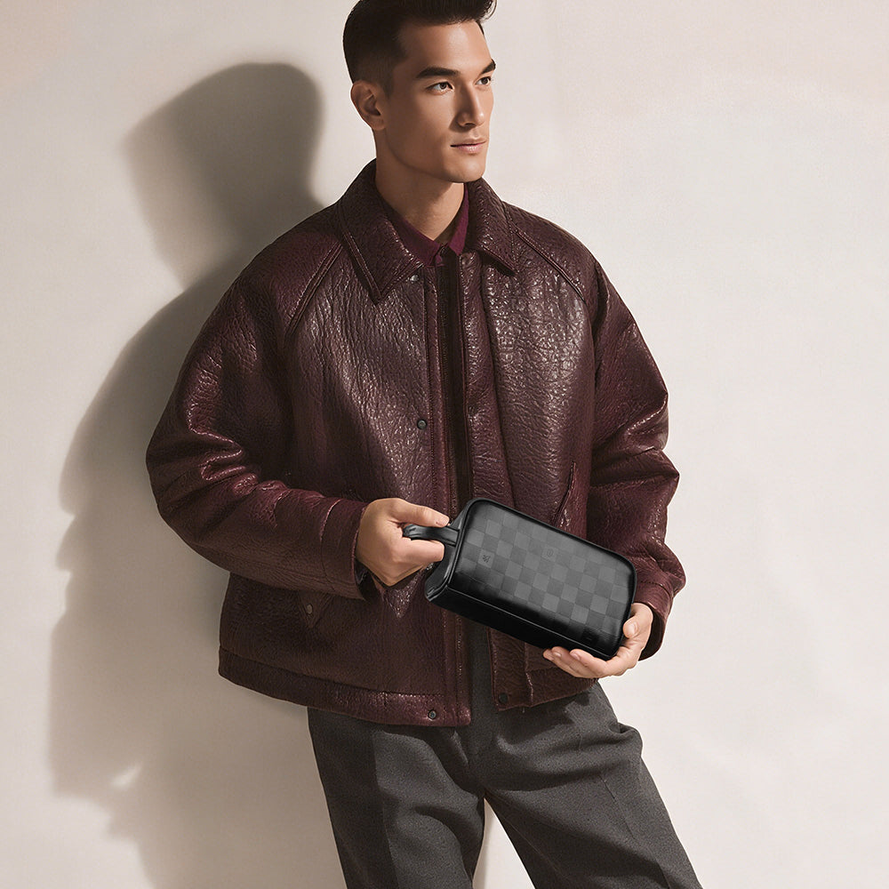 Wiwu Phantom Serisi Parmak İzi Kilitli Çok Fonksiyonlu Taşınabilir Mobil Aksesuar Çantası