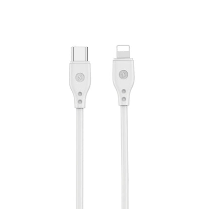 Wiwu Pioneer Wİ-C002 Ultra Esnek 30W Hızlı Şarj Özellikli Type-C to Lightning PD Kablo 1M