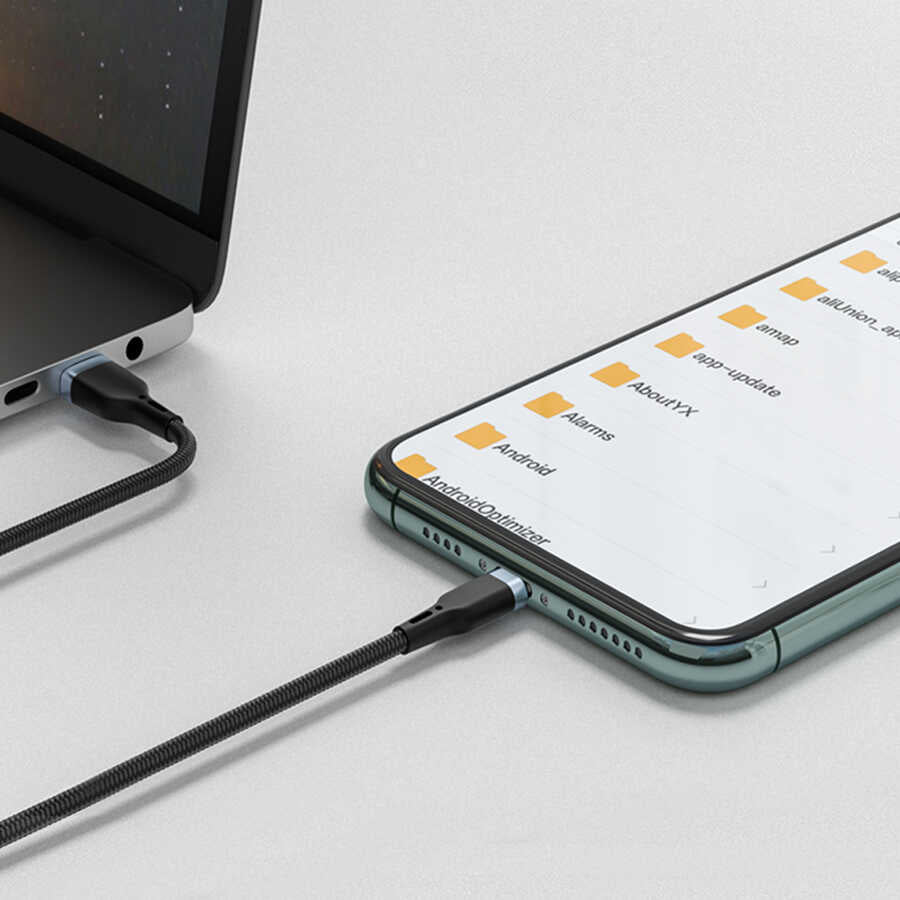 Wiwu Platinum Serisi PT04 PD To Lightning Kablo 0.3M