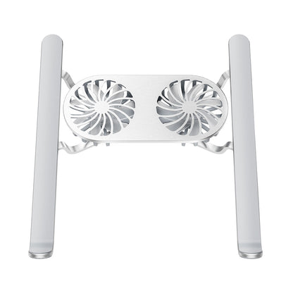 Wiwu S400 Pro Çift Fanlı Işıklı Katlanabilir Ayarlanabilir Laptop Standı 5W 3000RPM