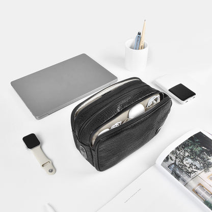 Wiwu Salem Serisi Parmak İzi Kilitli Çok Fonksiyonlu Taşınabilir Mobil Aksesuar Çantası