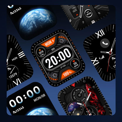 Wiwu SW05 Smart Watch İOS ve Android Uyumlu TFT Ekranlı IP68 Sertifikalı Akıllı Saat