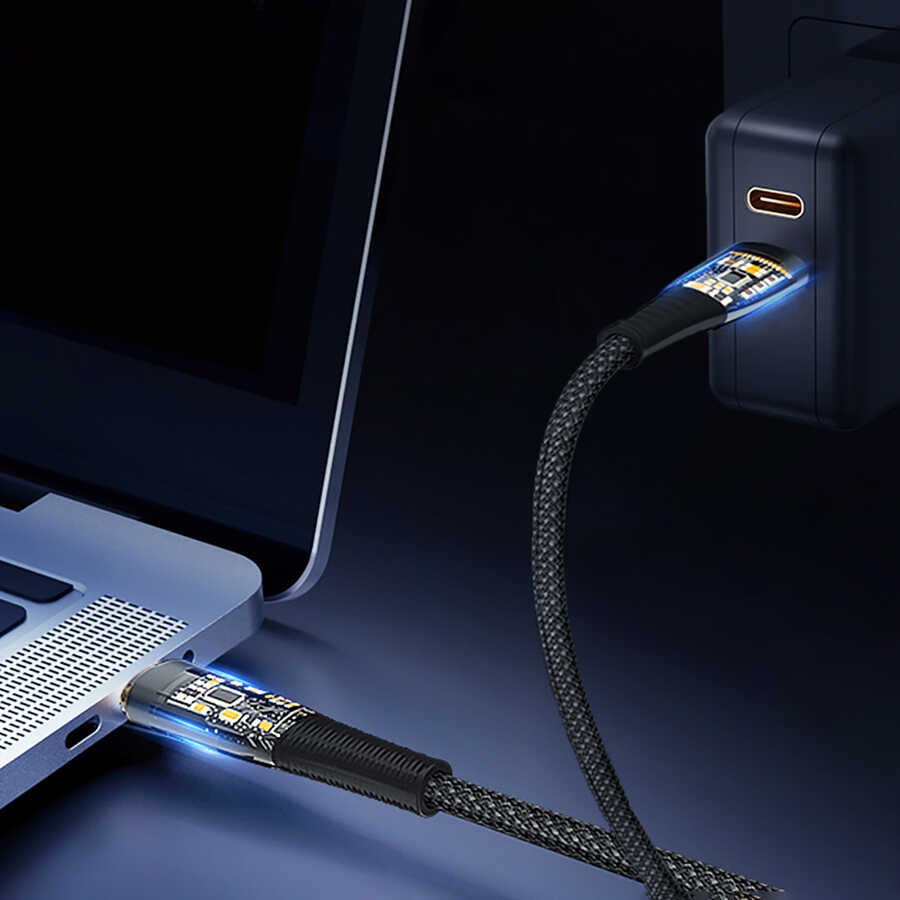 Wiwu TM02 Type-C to Type-C PD Data Kablo 480Mbps 100W 2 metre