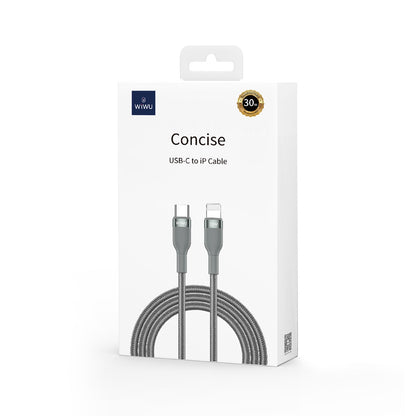 Wiwu Wİ-C017 Concise Serisi Type-C to Lightning PD Data Kablo 30W 1.2 Metre