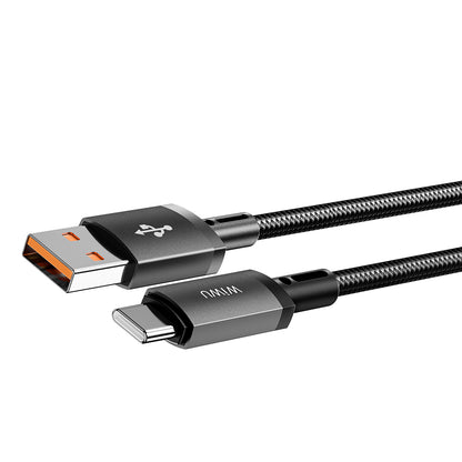 Wiwu Wi-C054 Titanlink Serisi USB-A to TYPE-C Hızlı Şarj Özellikli Data ve Şarj Kablosu 1M