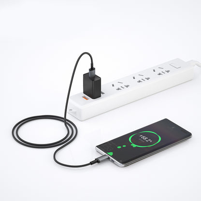 Wiwu Wi-C054 Titanlink Serisi USB-A to TYPE-C Hızlı Şarj Özellikli Data ve Şarj Kablosu 1M