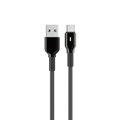 Wiwu Wi-C073 Drualink Serisi USB-A to Type-C Hızlı Şarj Özellikli Data ve Şarj Kablosu 3A 1M