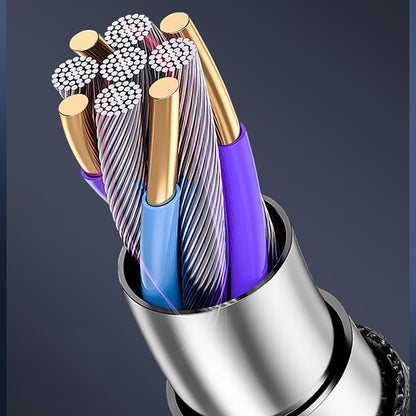 Wiwu Wi-C073 Drualink Serisi USB-A to Type-C Hızlı Şarj Özellikli Data ve Şarj Kablosu 3A 1M