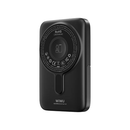 Wiwu Wi-P077 Pionner Serisi Taşınabilir Wireless Şarj ve PD 20W Hızlı Şarj Özellikli Standlı Powerbank 15W 10000mAh