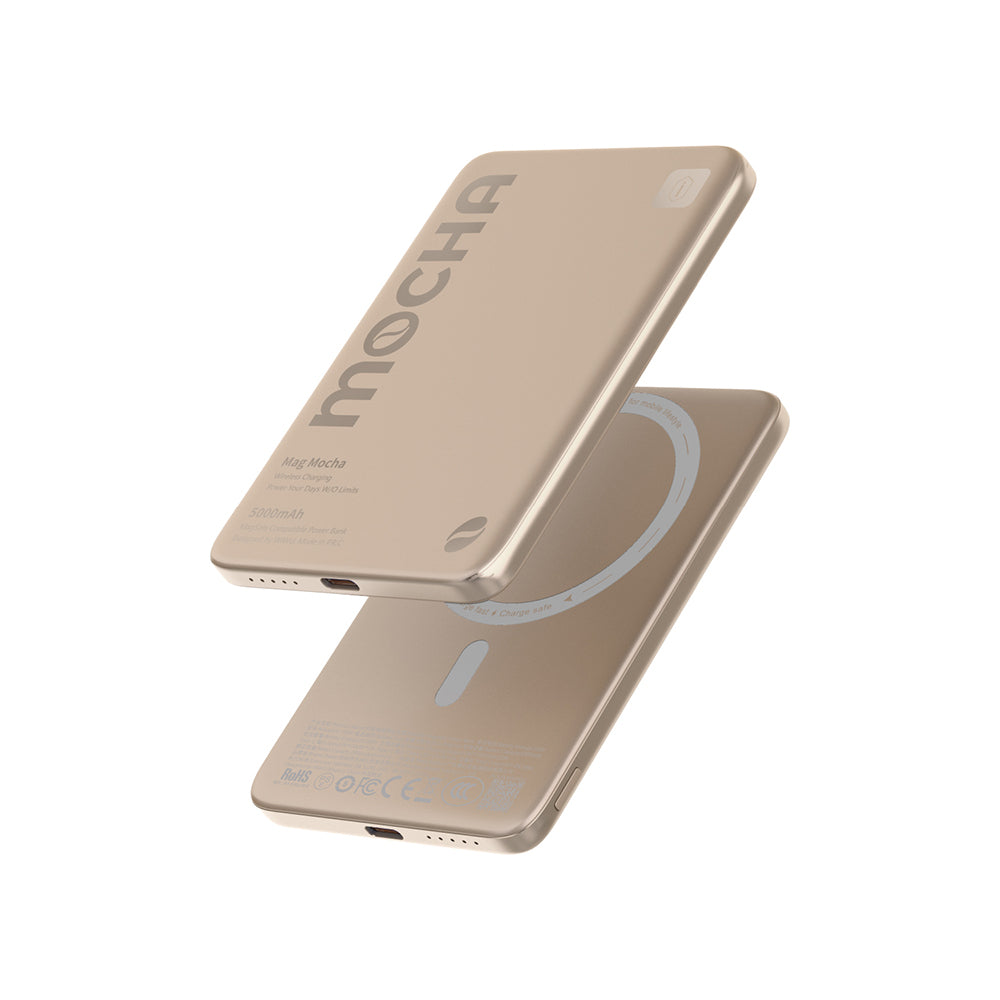 Wiwu Wi-P085 MagPearl Serisi Ultra İnce Wireless Kablosuz Powerbank 5000mAh 15W