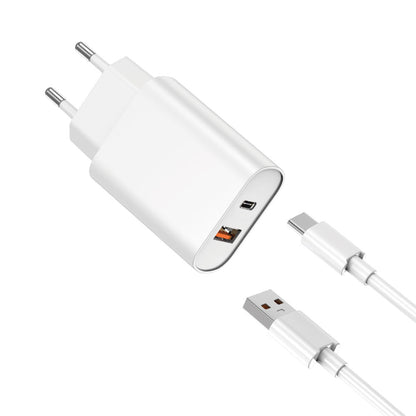 Wiwu Wi-U002 Quick Hızlı Şarj Başlığı USB-A to Type-C PD 20W Kablolu Şarj Seti