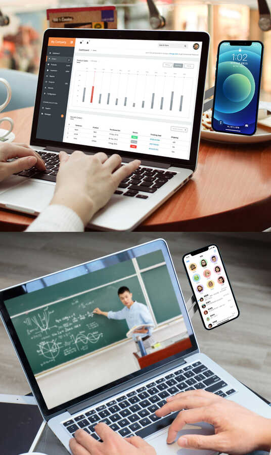 Wiwu ZM306 Laptop - Monitör Telefon Tutucu