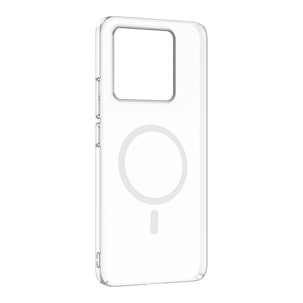 Xiaomi 14T Kamera Korumalı M-Safe Şarj Özellikli Şeffaf Zore London Sert PC Kılıf