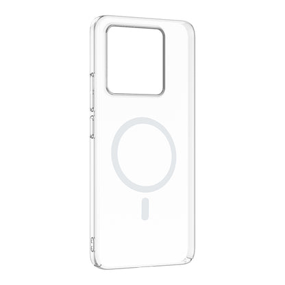 Xiaomi 14T Kamera Korumalı M-Safe Şarj Özellikli Şeffaf Zore London Sert PC Kılıf