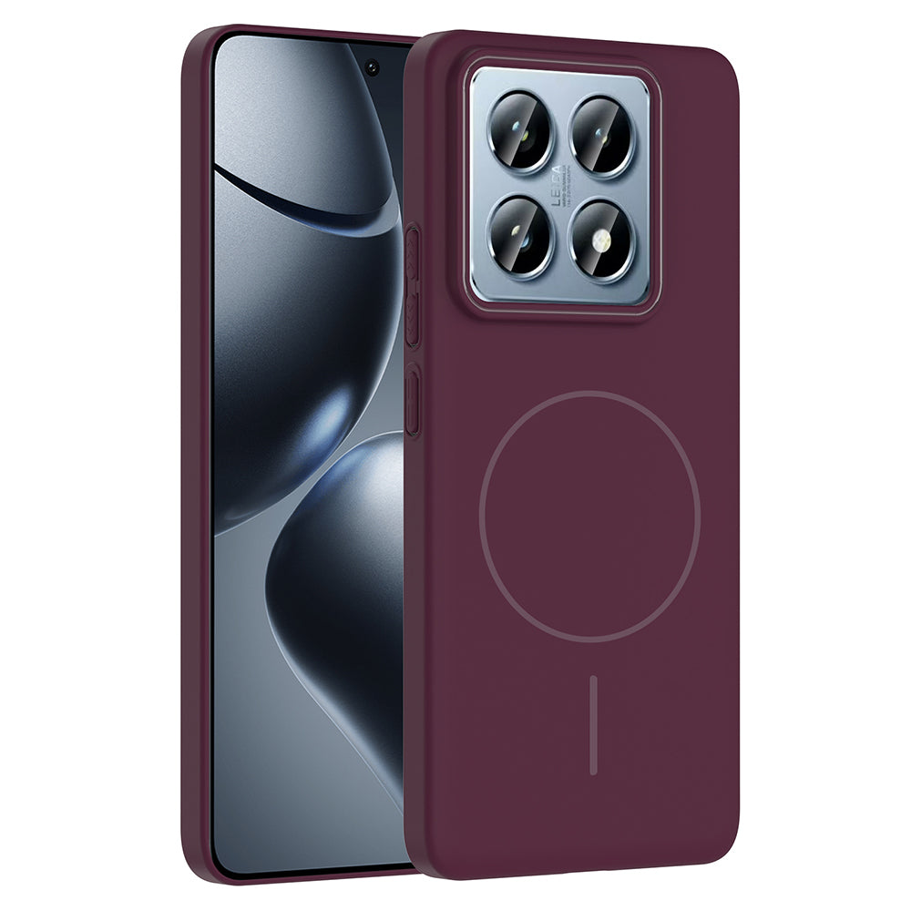 Xiaomi 14T Pro Kılıf M-safe Şarj Özellikli Zore Ruby Sert Kılıf