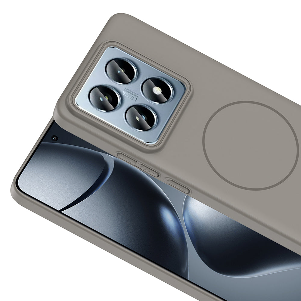 Xiaomi 14T Pro Kılıf M-safe Şarj Özellikli Zore Ruby Sert Kılıf