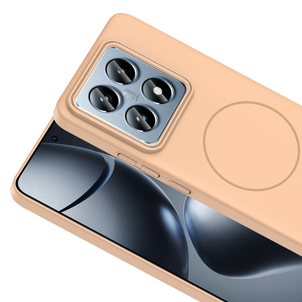 Xiaomi 14T Pro Kılıf M-safe Şarj Özellikli Zore Ruby Sert Kılıf