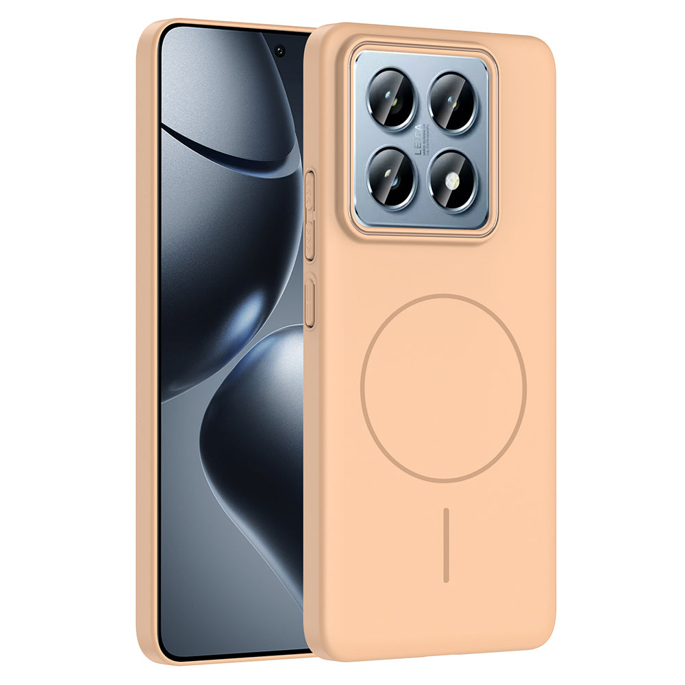 Xiaomi 14T Pro Kılıf M-safe Şarj Özellikli Zore Ruby Sert Kılıf