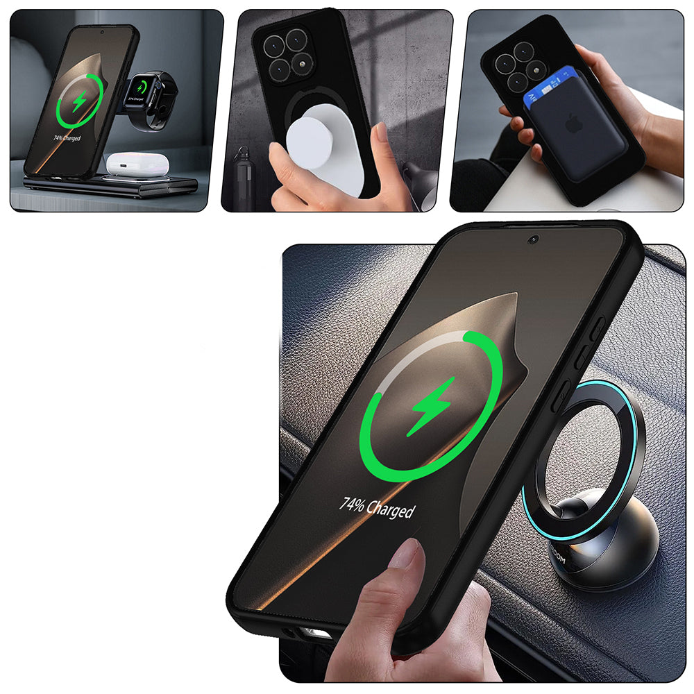 Xiaomi 15T Kılıf M-safe Şarj Özellikli Standlı Zore Samara Kılıf