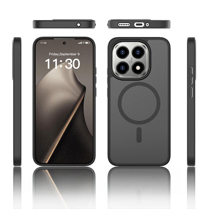 Xiaomi 15T Kılıf Sert PC Arka Yüzey Wireless Şarj Özellikli Zore Flet M-safe Kılıf