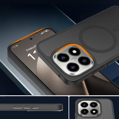 Xiaomi 15T Kılıf Sert PC Arka Yüzey Wireless Şarj Özellikli Zore Flet M-safe Kılıf