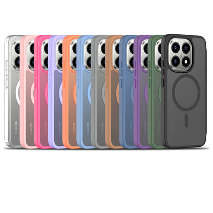 Xiaomi 15T Kılıf Sert PC Arka Yüzey Wireless Şarj Özellikli Zore Flet M-safe Kılıf