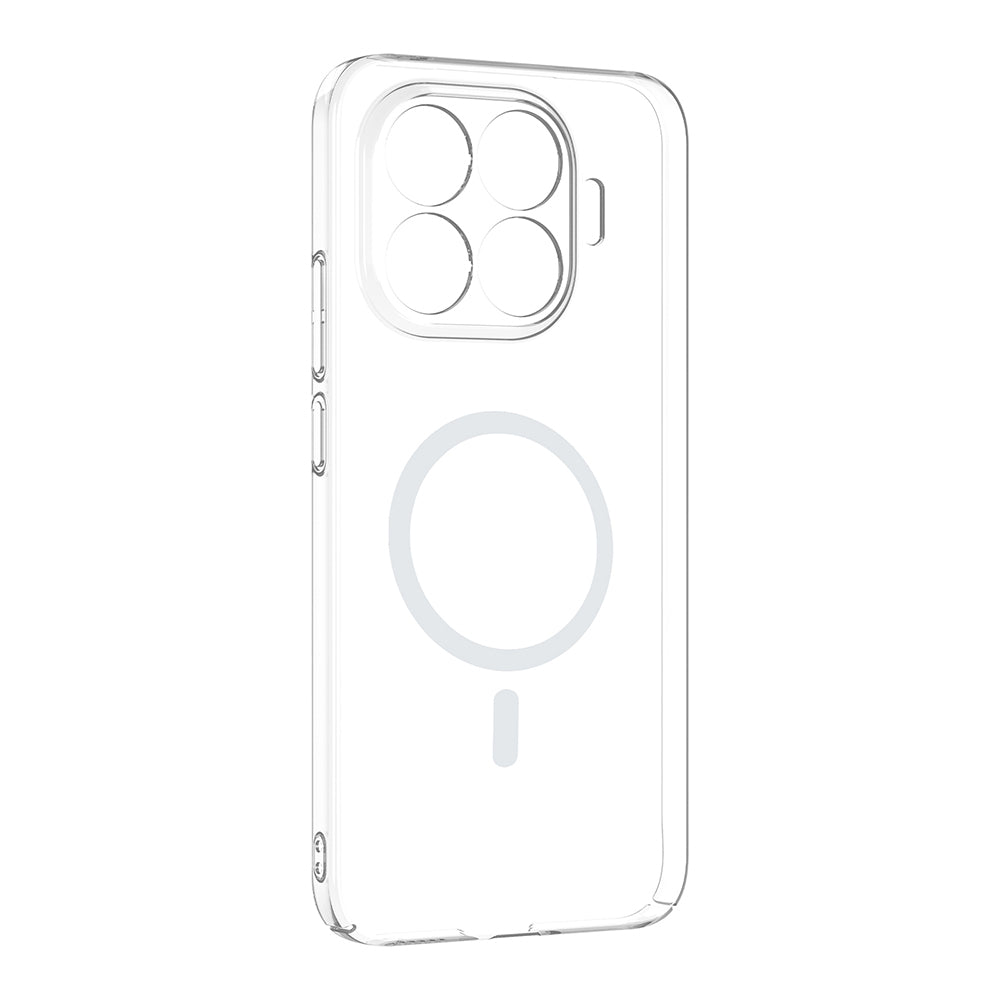 Xiaomi 15T Pro Kamera Korumalı M-Safe Şarj Özellikli Şeffaf Zore London Sert PC Kılıf