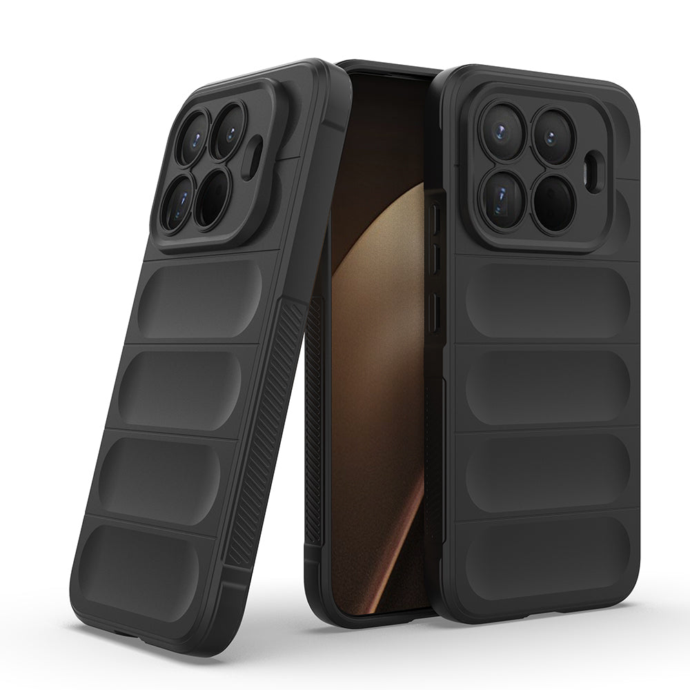 Xiaomi 15T Pro Kılıf Esnek TPU Oyuklu Arka Yüzey Tasarımlı Zore Etnik Silikon Kılıf