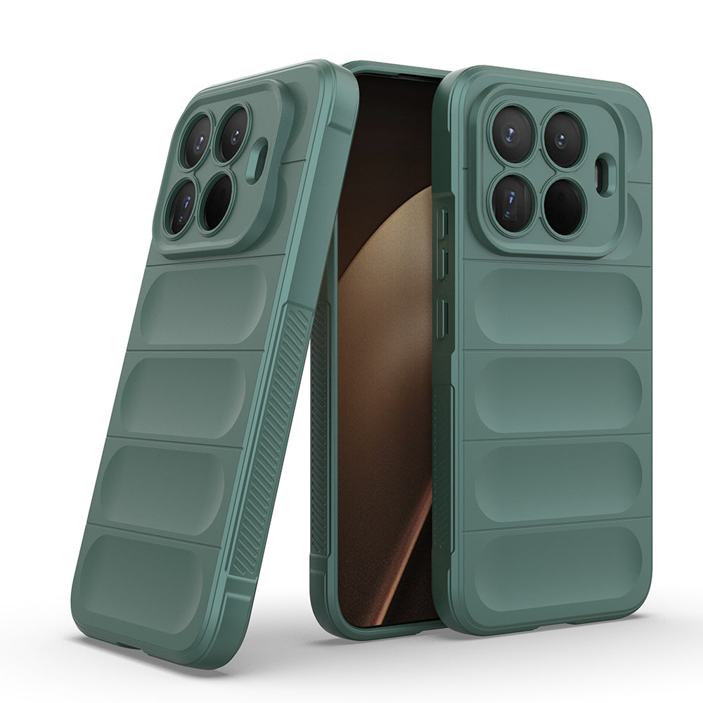 Xiaomi 15T Pro Kılıf Esnek TPU Oyuklu Arka Yüzey Tasarımlı Zore Etnik Silikon Kılıf