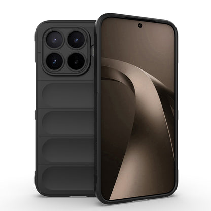 Xiaomi 17T Pro Kılıf Esnek TPU Oyuklu Arka Yüzey Tasarımlı Zore Etnik Silikon Kılıf