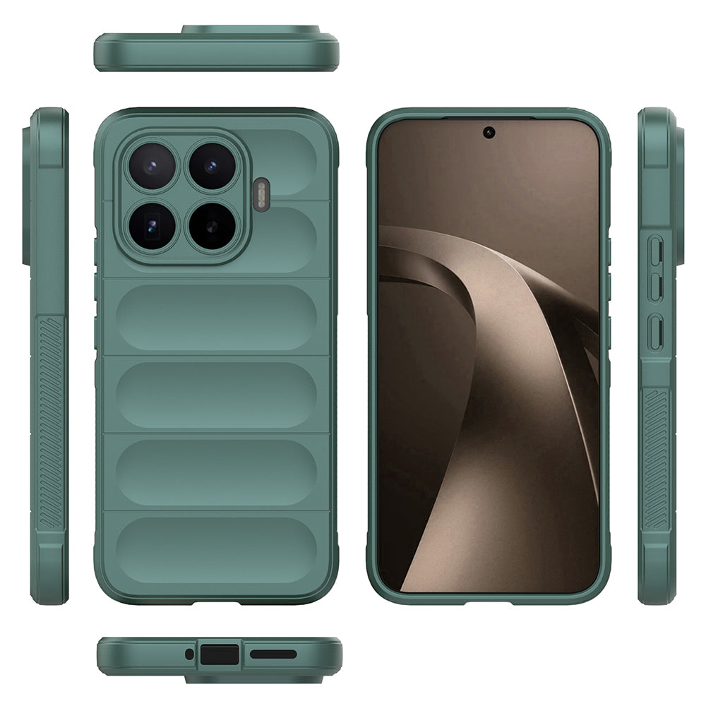 Xiaomi 17T Pro Kılıf Esnek TPU Oyuklu Arka Yüzey Tasarımlı Zore Etnik Silikon Kılıf