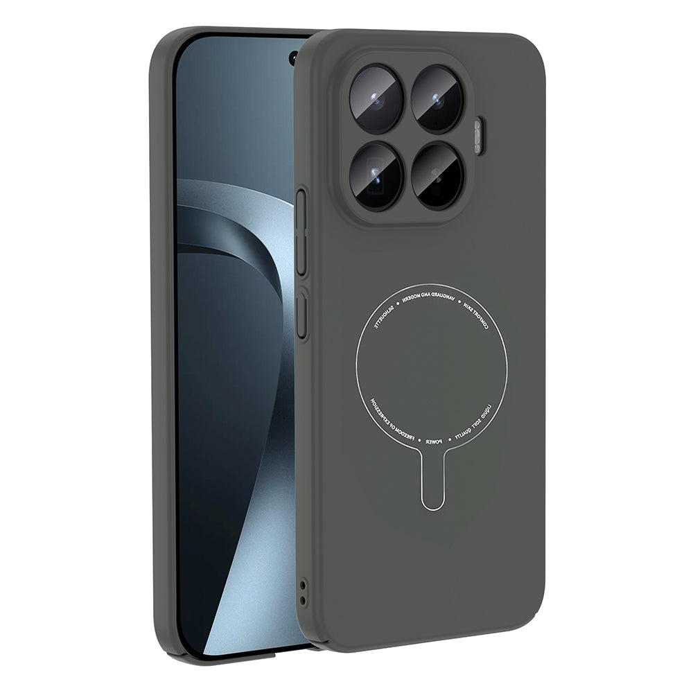 Xiaomi 17T Pro Kılıf M-Safe Şarj Özellikli Kamera Korumalı Zore Elio Sert PC Kılıf