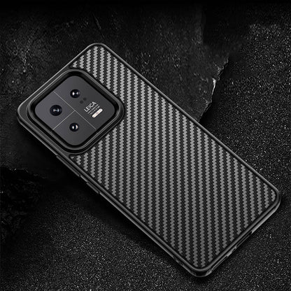 Xiaomi Mi 13 Kılıf Aramid Karbon Fiber M-safe Özellikli Wlons Radison Kılıf