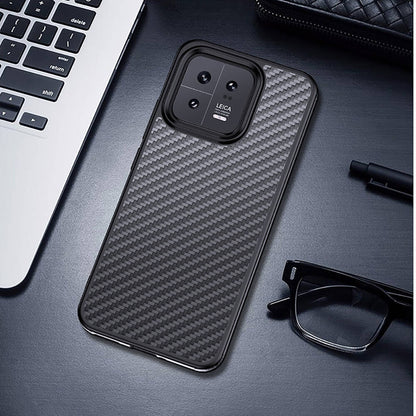 Xiaomi Mi 13 Pro Kılıf Aramid Karbon Fiber M-safe Özellikli Wlons Radison Kılıf