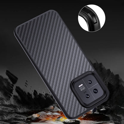 Xiaomi Mi 13 Pro Kılıf Aramid Karbon Fiber M-safe Özellikli Wlons Radison Kılıf