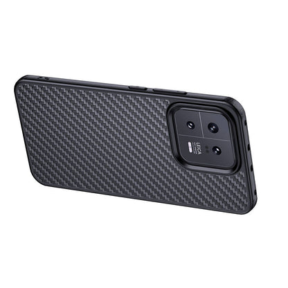 Xiaomi Mi 13 Pro Kılıf Aramid Karbon Fiber M-safe Özellikli Wlons Radison Kılıf